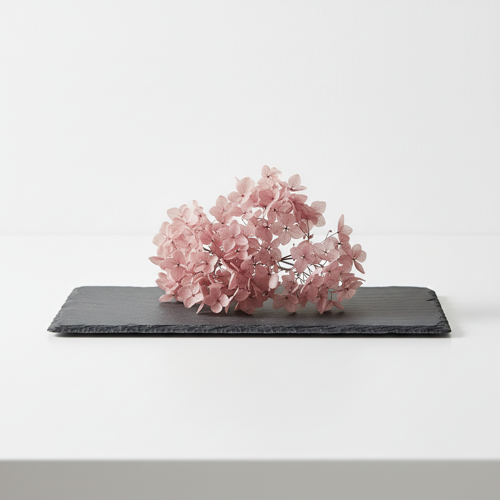 Stabilizovaná hortenzie starorůžová v boxu – přírodní květina pro aranžování a dekorace